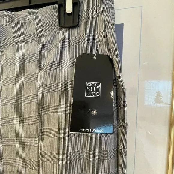 Clara sun woo techno stretch ankle glen plaid - Picture 6 of 7